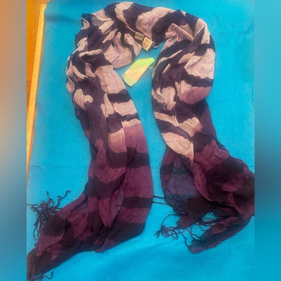Chico's Accessories - NWT Chico’s rayon and wool blend scarf. Various purples.